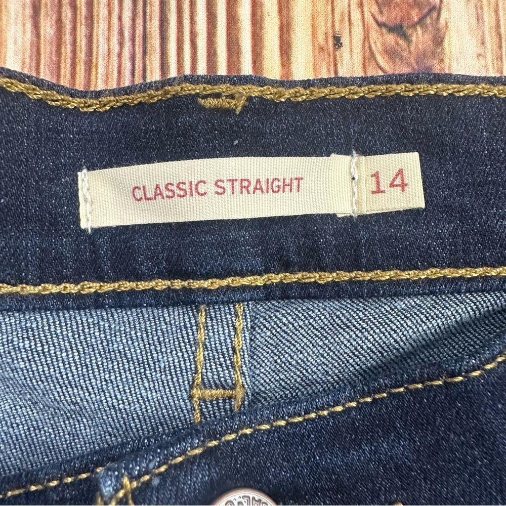 NWT Levis Classic Straight Women’s Mid Rise Jeans Size ( 14) 32x30 - Picture 4 of 16